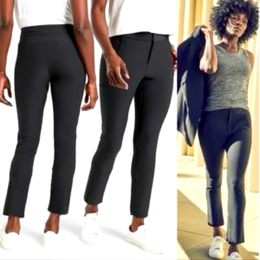 Athleta Stellar Trouser Black 8P petite
